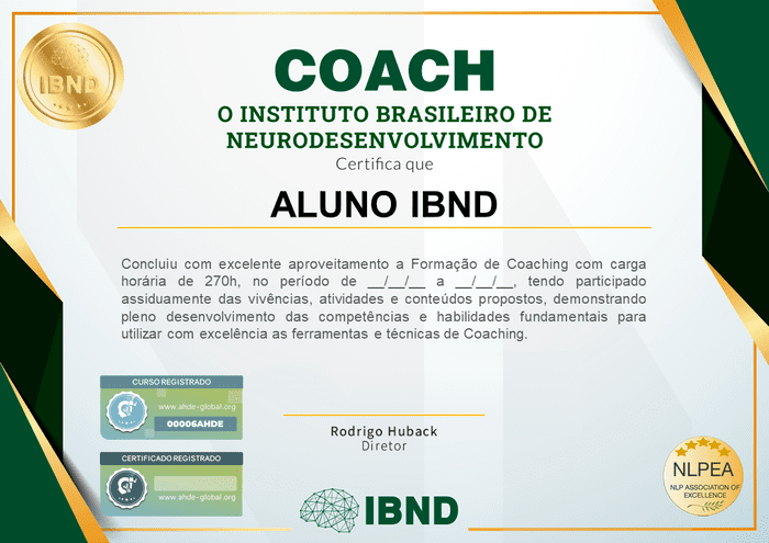 Certificado de Coach