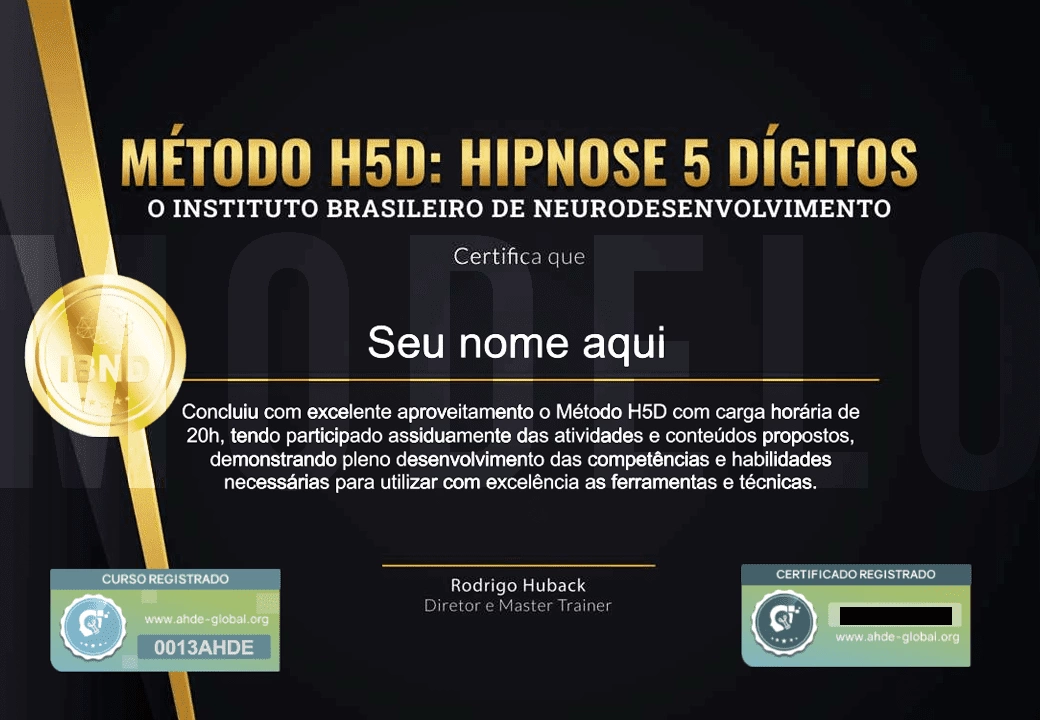 Certificado Método H5D