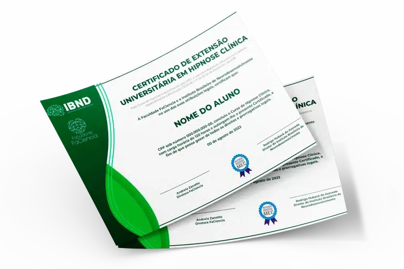 Curso de Hipnose Reconhecido pelo MEC