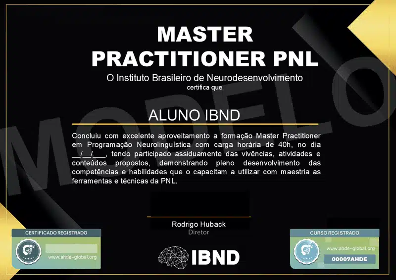 Master Practitioner em PNL | Curso Master Practitioner em PNL